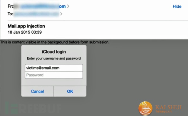 iOS最新漏洞可实现“以假乱真”的iCloud密码钓鱼
